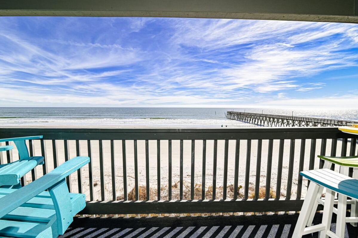 The Salty Turtle All New Modern Oceanfront Condo W Pool Myrtle Beach Exterior photo