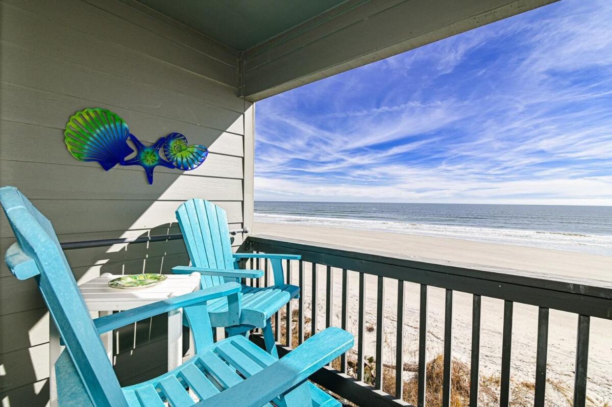 The Salty Turtle All New Modern Oceanfront Condo W Pool Myrtle Beach Exterior photo